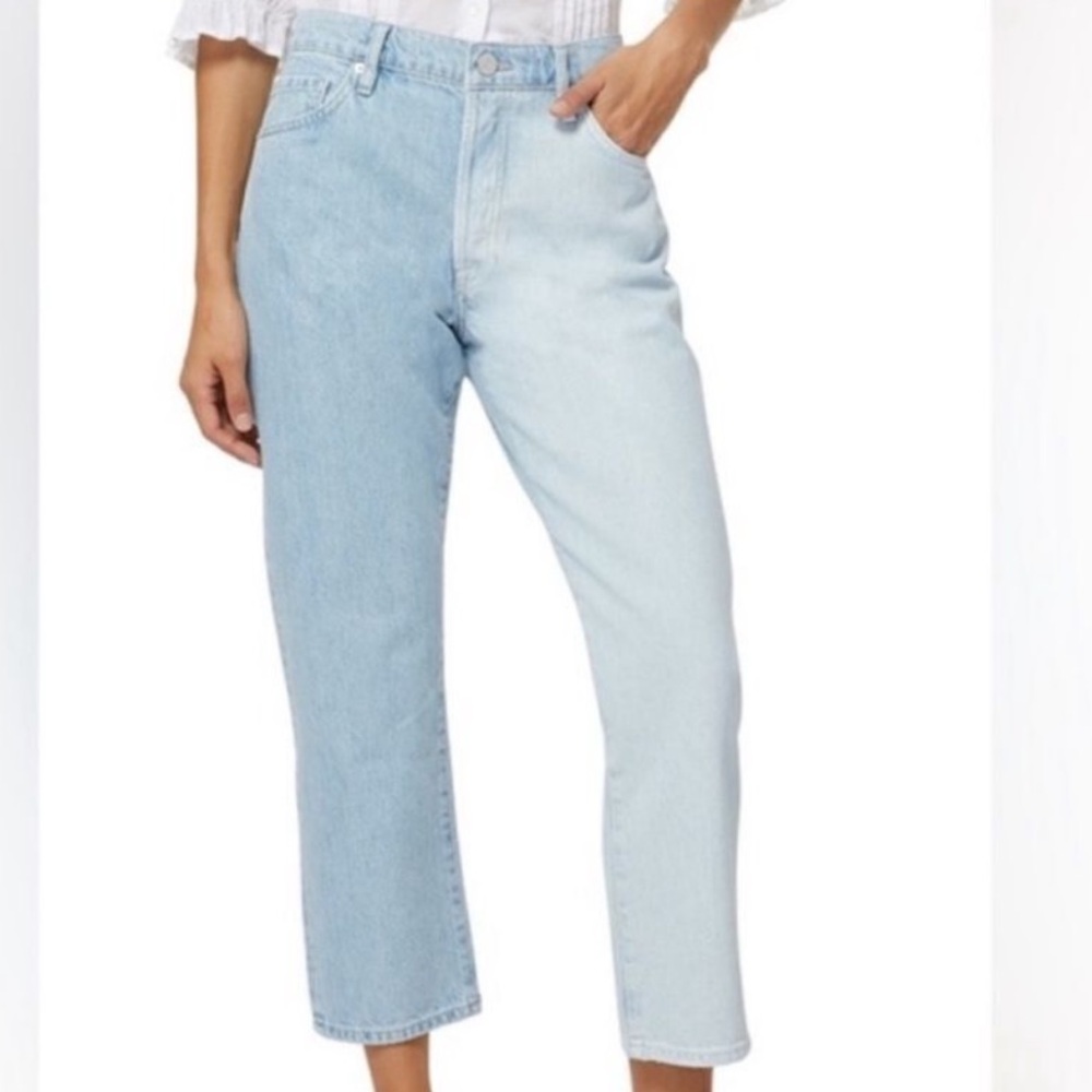 Frame Denim Light Blue Straight Jeans